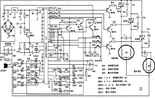 洗衣機變頻電路板維修講解