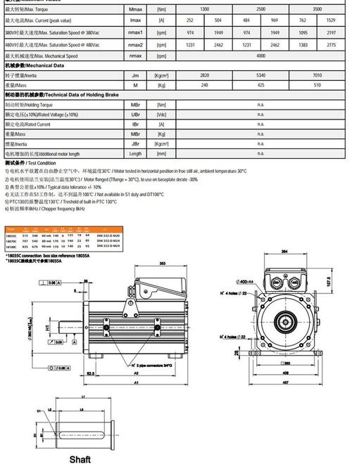 菲士伺服電機參數