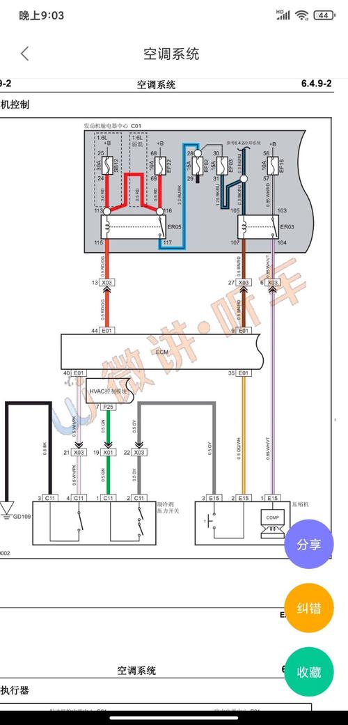 長安逸動空調電路