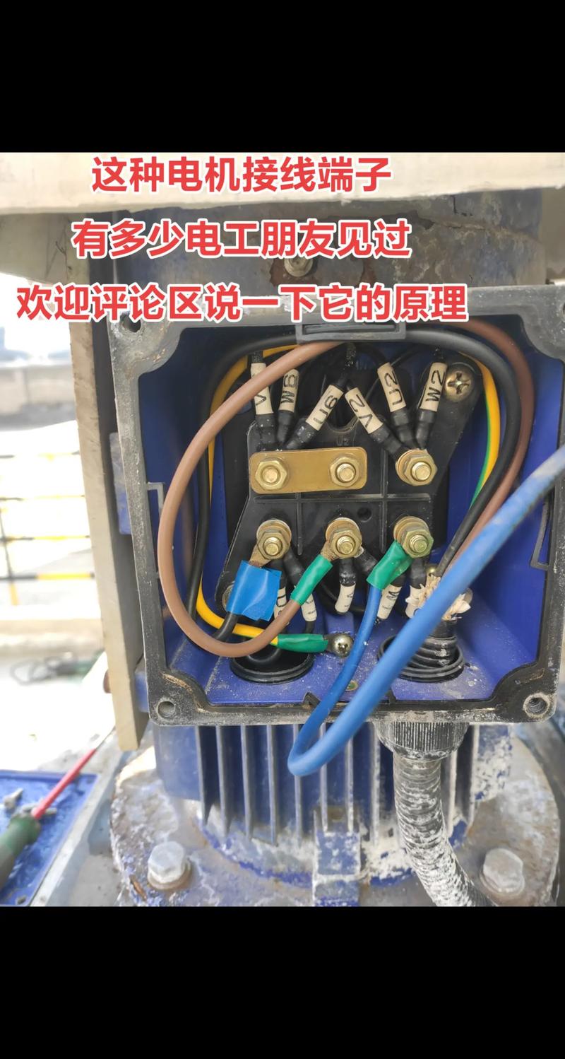 電機維修，電機接線端子圖片