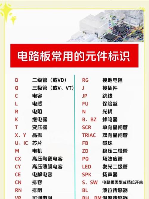 電路板上的元件介紹圖