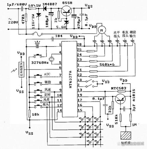 搖控電扇電路板維修方案